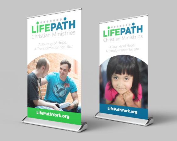 LifePath Christian Ministries • Retractable Banners